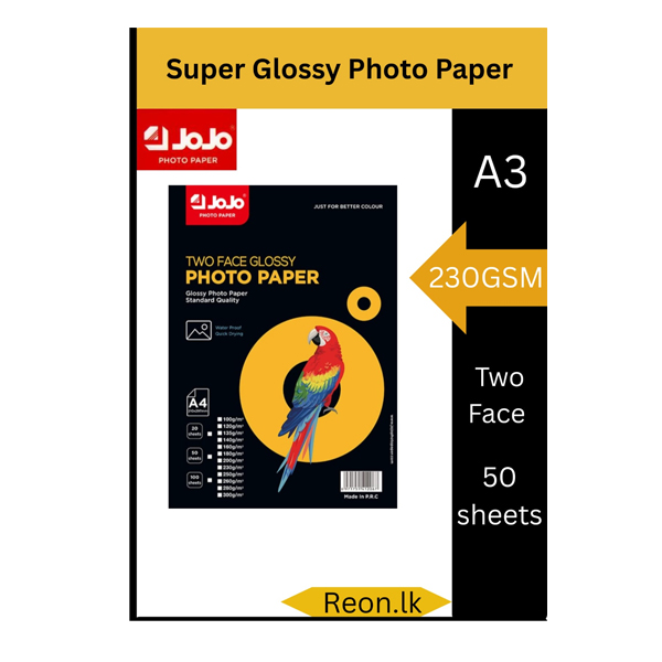 A3 Two Face Glossy 230GSM 50 Sheet