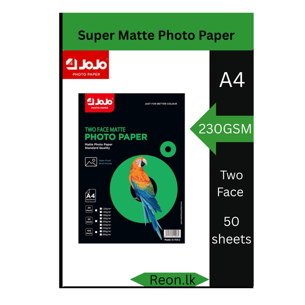 A4 Two Face Matte 230GSM 50 Sheet