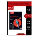 One Face Glossy 230GSM Photo Paper 100 Sheet A4