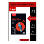 One Face Glossy 230GSM Photo Paper 50 Sheet A3